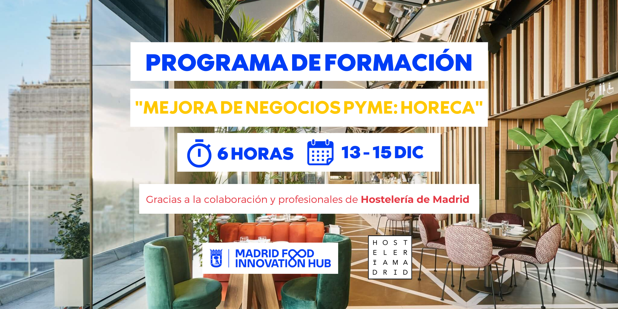 Mejora de negocios pyme Horeca