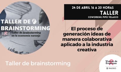 Taller de brainstorming en la economía naranja