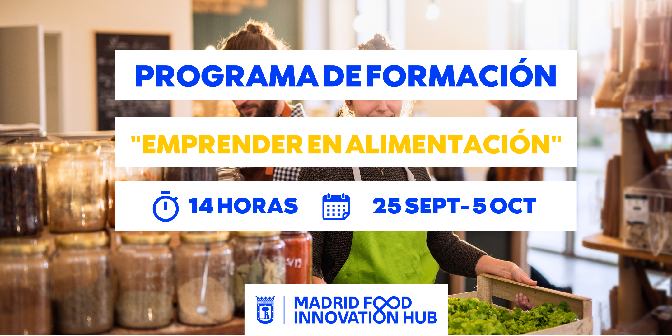 Programa formativo para emprender en alimentación